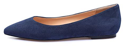 Castamere Womens Pointed Toe Low Heels Casual Slip-On Ballet Flats Shoes