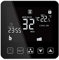 Cenbey Thermostat Control Switch Air Conditioner Thermostat For Cooling And Heating Fan Smart Wifi Thermostat Coil Unit Temperature Controller Air Conditioning Thermostat Three Speed(WIFI Black)