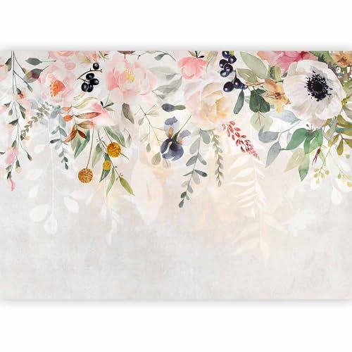 murando - Papier peint panoramique nature 450x315 cm - Revêtement mural décoration salon - Design moderne - En floraison tendances plantes nature fleurs colorées b-C-0934-a-a