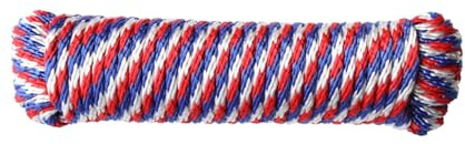 TrendLine Seil Ø 6 mm x 15 m rot-blau-weiß Seil