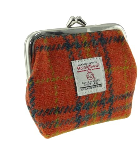 Glen Appin Small Clasp Purse Eigg (Colour 108 Orange Check)