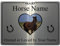 xtra-print 017 Custom Personalised Horse Name Photo Metal Aluminium Plaque Sign For Stable Door (20x15cm, Brushed Silver)