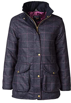 Rydale Ladies Tweed Jacket Women's UK Made Wool Coat Check Tweeds Equestrian Country Jackets 5 Colours