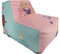 Disney Prinzessin Kinder-Sitzsack-Stuhl, 100 % Polyestergewebe, Polyurethan-Schaum-Füllung, abnehmbare Bezüge mit Reißverschluss, 80 x 56 x 52 cm (L x B x H), rosa