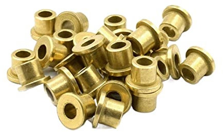 20 STÜCKE ID 4 5 6 8 10 12 mm Bördel selbstschmierendes Lager Pulvermetallurgie Öl Kupferbuchse Führungshülse mit Stufenflansch (Size : 12x18x20-24x3mm)