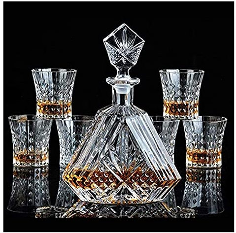 decantador Whisky Decanter Wine Decanter Crystal Glass Wine Set, Decanter Whisky Glass Red Wine Set whisky decanter