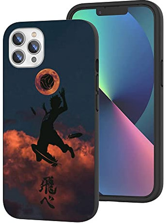 WANGQINHAI Kompatibel mit iPhone 12 Hülle iPhone 12 Pro Hülle, Anime Cool Manga TPU Fallschutz Stoßdämpfende Kratzfeste Handyhülle Cover (Anime-Haikyuu-Comic-3)