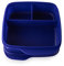 Tupperware Lunchbox Clevere Pause 1x 550ml Blau mit 3-fach Einteilung (inkl. Kiwilöffel)
