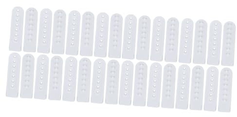 100 Stk Hat Extender Snapback Zubehör Für Hutwächter Diy-kappen Schwarze Baseballmütze Verstellbares Snapback-ersatzband Cap-extender-snapback Kappe Ersatzband Weiß Knopf Einreihig