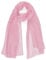 HAT YOU Damen Chiffon Halstuch, Sommertuch, Chiffon Schal, Tuch für Frühling und Sommer, Ganzjährig - Made in Italy, Farbe:Old Pink 80x200