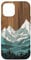 Coque pour iPhone 12/12 Pro Montagnes en plein air, nature, randonnée, forêt, paysage, thème bois