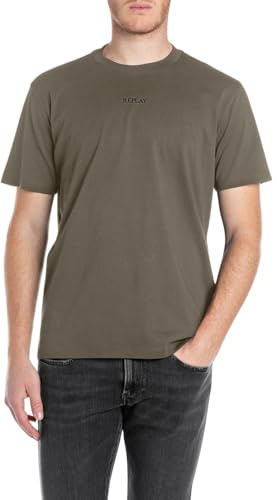 Replay Herren T-Shirt Kurzarm aus Baumwolle