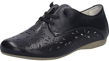 Josef Seibel Damen Sneaker Fiona 83, Frauen Schnürschuhe,Weite G (Normal),Schnuerer,straßenschuhe,Strassenschuhe,schwarz,40 EU