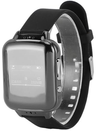 Reloj con Grabadora Inteligente, Reloj con Grabadora de Voz, Reloj con Grabadora Activada por Voz, Reproducción de MP3 HiFi, Reloj Deportivo Bluetooth 4.2 con Fuente Blanca y (16G)