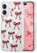 UEEBAI Magnetic for iPhone 16 Case, Bow Case Compatible with MagSafe, Wireless Slim Clear Ribbon Aesthetic Phone Case Anti-Yellowing Shockproof Protective Cover for Women Girl - Burgundy