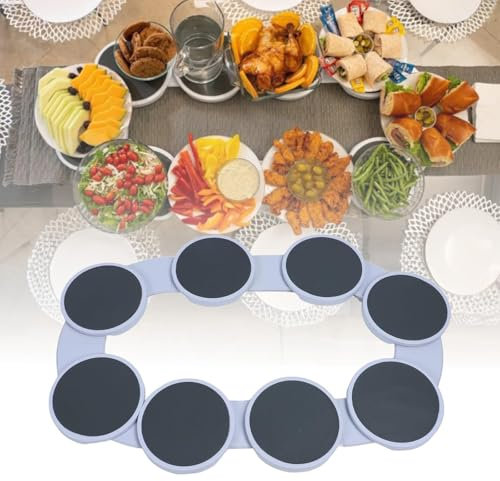 SWAYVES Drehteller Für Den Esstisch Lazy Susan, Drehbares Serviertablett Für Esstische, Drehbare Tischplatte Für Speisen, Drehbares Serviertablett Für Speisen