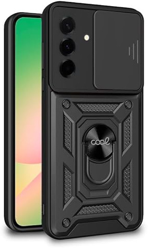 Cool Schutzhülle für Samsung A566 Galaxy, A56, 5G, Hardring, Schwarz