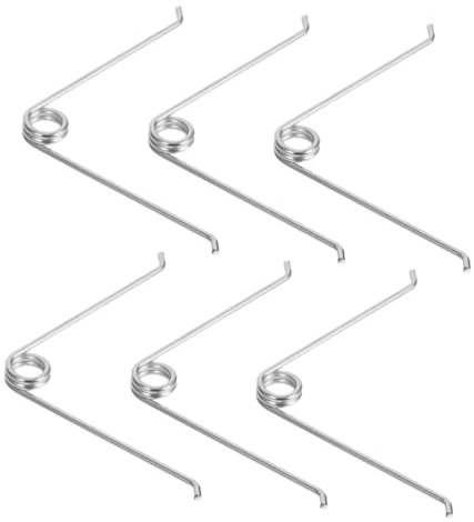 ROMISBABA 6Stücke Förmige Ersatzfedern für Gartenschneider Hochwertige Trimmfeder Langlebige und Komfortable Handhabung für Gartenliebhaber