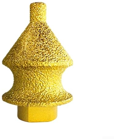 Roue de polissage conique pour fraises de chanfreinage filetage M10 pour le lissage de la pierre et du carrelage (38 mm)