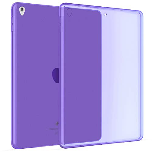 Okuli Transparent Étui Silicone Coque Housse Case Cover pour Apple iPad Air 3 & iPad Pro (10.5) en Violet