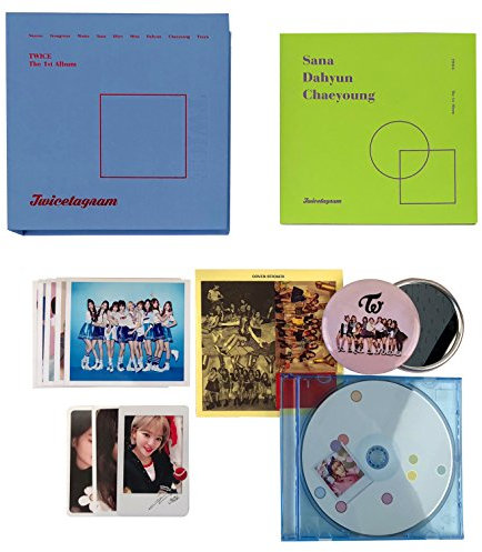 TWICE 1st Album - TWICETAGRAM [ C Ver. ] CD + Booklet + Cover Sticker + Photocards + Jewel Case + FREE GIFT / K-pop Sealed