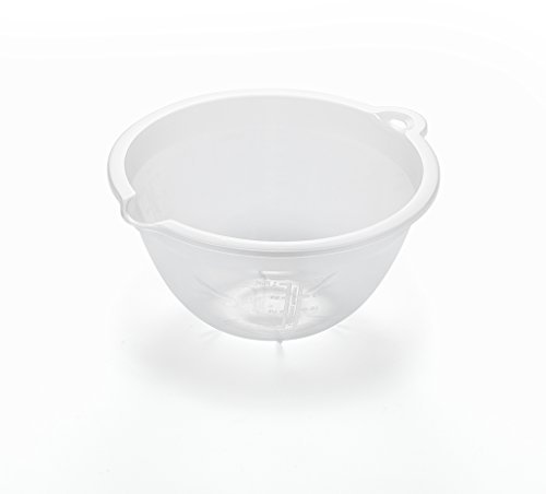 Addis Small Plastic Mixing Bowl, Transparent, 700 ml