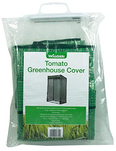 Woodside Replacement Protective Cover For Tomato Greenhouse/Cold Frame Outdoor Growhouse