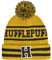 Concept One Harry Potter Beanie Mütze Hogwarts Collegiate Winter Knit Cap mit Manschette und Pom, Hufflepuff, Einheitsgröße