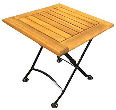 Sedexx Flex Klapptisch 45x45xh45 cm Gartentisch Beistelltisch Akazienholz