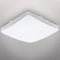 B.K.Licht - LED Deckenlampe mit warmweißer Lichtfarbe, 12 Watt, 1200 Lumen, LED Deckenleuchte, LED Lampe, Wohnzimmerlampe, Schlafzimmerlampe, Küchenlampe, 27x27x8,2 cm, Weiß