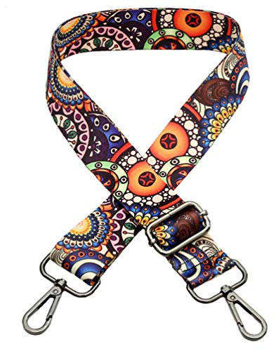 ZYLDK Mode Damen Taschengurt Bunter Schultergurt Längenverstellbarer Breiter Tragegurt für Handtaschen 78-140cm DIY Zubehör