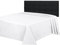 Funky Gadgets Single Bed Flat Sheets White 100% Egyptian Cotton Bed Sheet 300 Thread Count Egyptian Cotton Bedding Luxury Hotel Quality Plain Dyed Breathable Flat Sheets Only. (180 X 255cm)