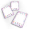 Junapack 12 Mini-Notizblöcke Ballerina Einhorn Mitgebsel für Kindergeburtstag Gastgeschenke für Mädchen / A7-Format