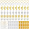FINDIR 110pcs Haarschmuck Ringe Silber und Gold Braids Schmuck Haarspule Dreadlocks Schmuck Hippie Haar Geflecht Ringe Dreadlocks Schmuck Clips für Zöpfe Haarschmuck