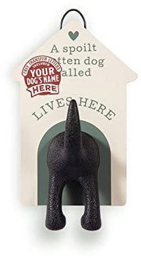 History & Heraldry Personalised Dog Lead Hook (Blank Cream)