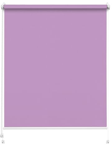 Rettika Sichtschutz Rollo ohne Bohren - Pastell Amethyst, Breite: 70cm, Höhe 120 - Rollos für Fenster ohne Bohren, Fenster rollos für innen, Jalousien zum Klemmen, Klemmrollo