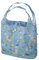 ECO CHIC Lightweight Foldable Reusable Shopping Bag Water Resistant Tote Bag (RSPB Birds Blue)