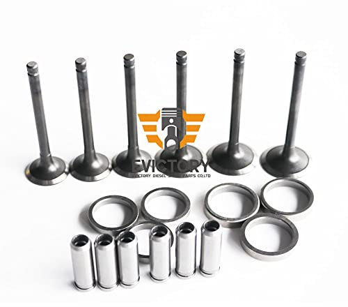 Passend für Yanmar 3TN84 3D84-3 Kolben + Kolbenring + Zylinderhülse + kompletter Satz Dichtringe + Motorlager + Ventilführungssitz + Wasserpumpe
