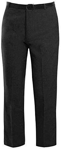 Gillicci Mens Formal Smart Casual Business School Office Work Durable Everpress Trousers Pants