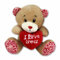 Kuscheltier Bär mit Herz I Love You - ca. 15 cm
