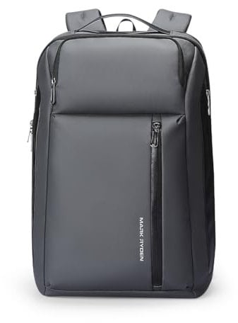 MARK RYDEN Business Rucksack Herren, Erweiterbarer 25L-35L Große Kapazität Laptop Rucksack für 15.6 zoll Laptop, 31 x 18 x 46 groß Reiserucksack für Städtetrips und Kurzurlaube - Grau