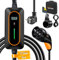 GUWIEYG Chargeur Voiture Électrique 3,5 KW, 8-16A, 6m, Type2 Cable Recharge Voiture Electrique Portable pour PHEV/EV avec Sac de Transport, IP55 étanche IEC 62196