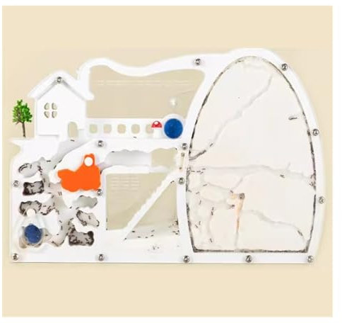 Ameisenhaus Ameisenfarm Ameisenburg Sandameisenfarm, Ameisenburg, Lebensraum Mit Dinosauriern Für Studium Des Ökosystems Und Verhaltens Von Ameisenkolonien, Pädagogisch Wertvoll Ameisennest Ameisen Z