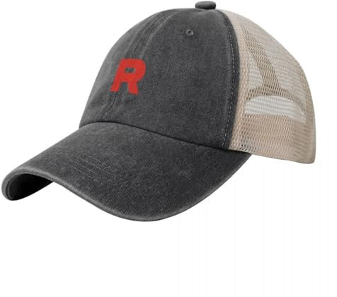 Team Rocket Logo Baseballkappe Custom Cap Solar Hat Mädchen Hüte Herren