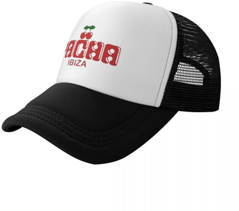Preppy Cherry Pacha Ibiza Gorras de Béisbol de Malla para Adultos Mujeres Hombres Coquette Leisure Gorra Snapback para Hombre Cool Dad Hats Algodón, para Todas Las Estaciones