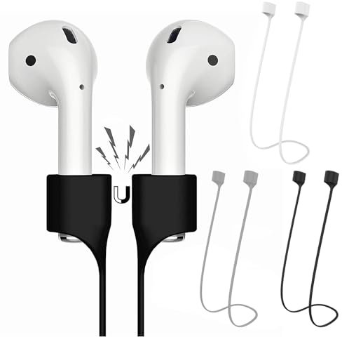 taobosec Magnetic Strap, 3 Stück Magnetic Anti-Loss Straps Silicone Soft Lanyard Umhängeband Compatible with AirPods Pro/2/1 Airpods Halteband Headphones Accessories für Fitness,Laufen 70 cm