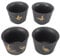 Taza de té China, 4 Uds., Taza de té de Cerámica Hecha a Mano, Elegante Patrón de Grulla, Juego de Tazas de té kungfú Chino con Caja de para los Amantes del té