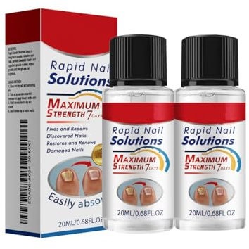 2PCS Fungal Nail Treatment, Extra Strong Nail Fungus Treatment for Toenail and Fingernail, Anti fungus, Restores Healthy Nails for Thickening, Repair for Fingernails.