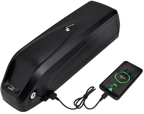 Ebike Battery 48V 52V 20Ah 25Ah 30Ah with Charger USB Port Lithium 48V 52V 20Ah 25Ah 30Ah Electric Bike Battery 4-pin Baseplate for 1000W 750W 500W 250W Motor 48V 30AH