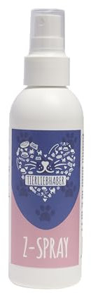 TIERLIEBHABER Z-Spray für Katzen mit Einer 100% npflanzliche Rezeptur aus Zitrusfrucht-Extrakt, Manuka und vielen weiteren Zutaten – Haut- & Fellpflege stärkt die Haut-Abwehrkräfte (150 ml)